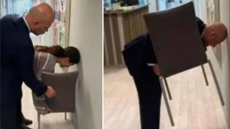 Varias personas se animaron a hacerlo.