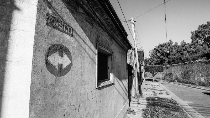 La cortada sin salida de Pasco al 4100, tras cruzar Avellaneda.