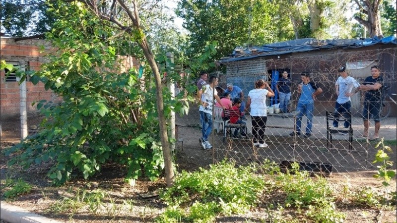 El crimen ocurrió en una casa de América al 200, en San Lorenzo.