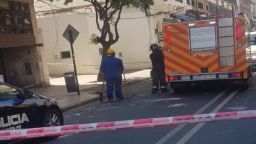 El tránsito estaba cortado en Entre Ríos y San Lorenzo.