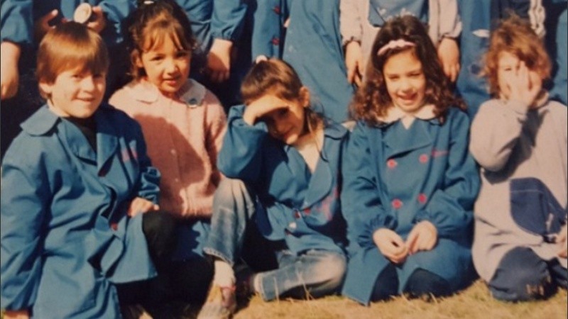 El pequeño Leo en la Escuela N° 66 “General Las Heras