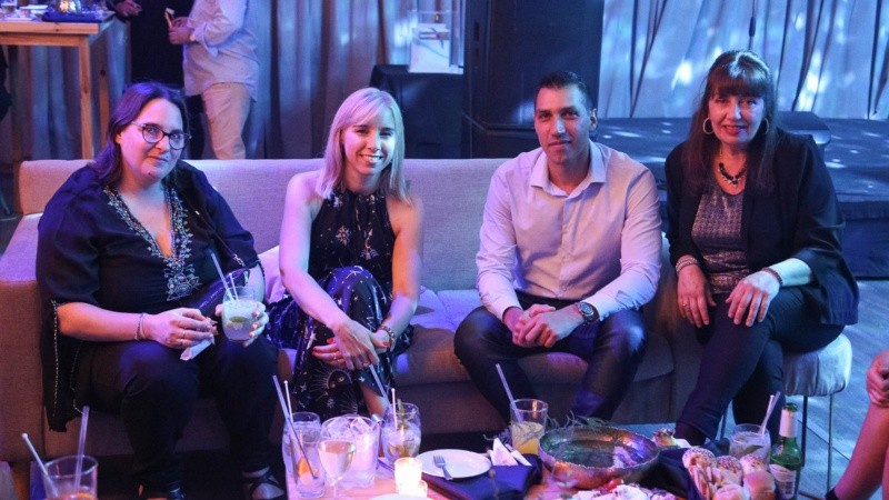 Postales de la fiesta de fin de año de Televisión Litoral.