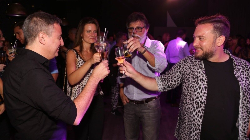 Postales de la fiesta de fin de año de Televisión Litoral.