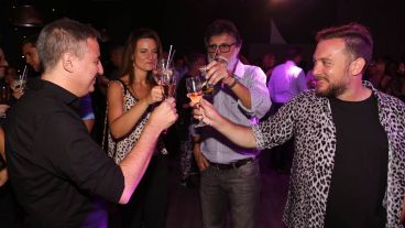 Postales de la fiesta de fin de año de Televisión Litoral.