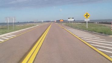 El tramo de la ruta 7 que se rehabilitará este martes.