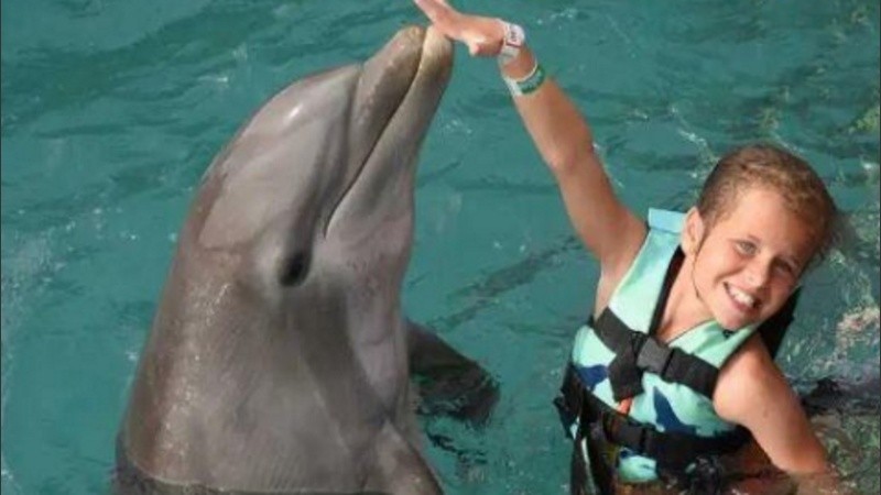 La niña participaba del show cuando fue atacada por los animales.
