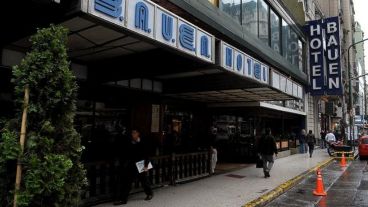 En el Bauen funciona también la redacción de La Garganta Poderosa.