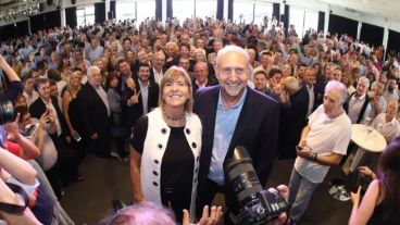 Perotti con su vice Alejandra Rodenas: el resto del equipo se conocerá el lunes.