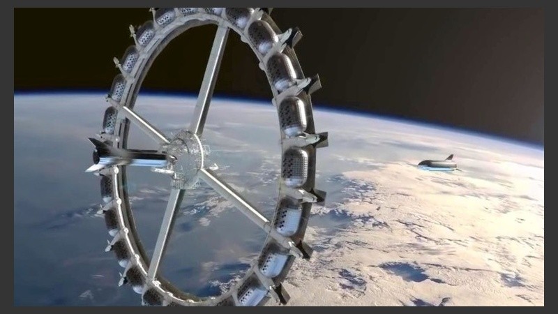 De vacaciones en el espacio.