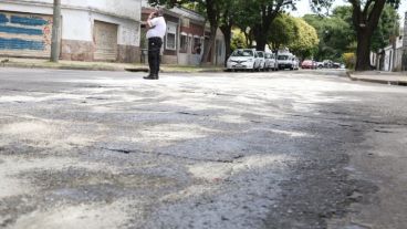 Cortes de calle en la zona sur.