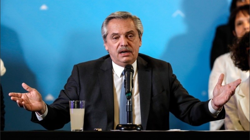 Alberto Fernández respondió preguntas luego de la presentación de su gabinete. 