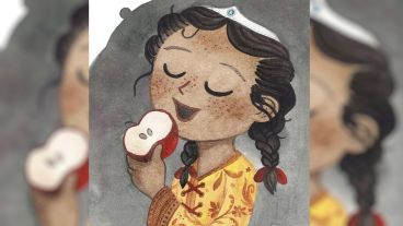 En esta nueva versión, "Brancanieves" no es envenenada por una manzana, sino que se atraganta.