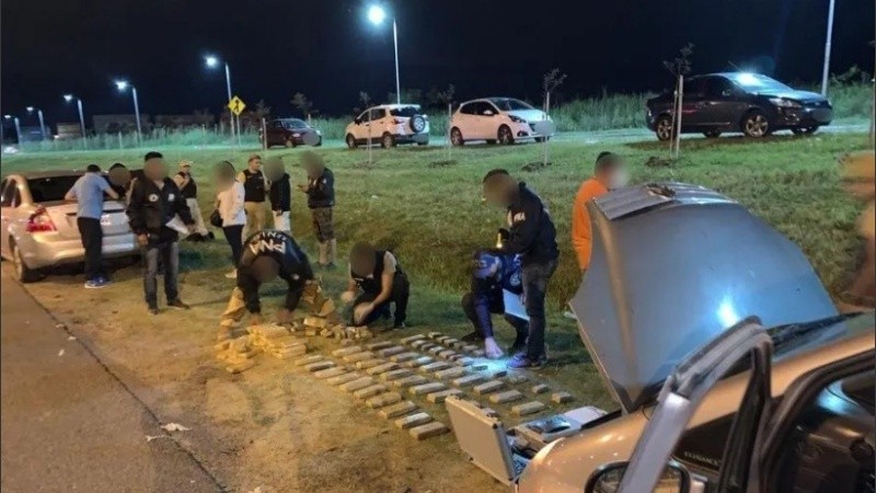 El operativo fue el sábado a la noche.