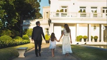 Macri, Antonia y JUliana Awada en Olivos.