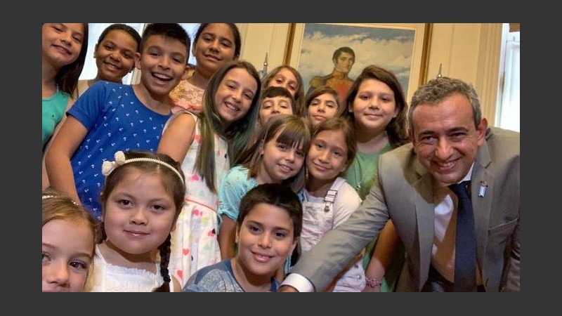 Pablo Javkin puso como prioridad escuchar a los niños. 