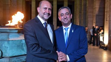 El gobernador electo y el flamante intendente.