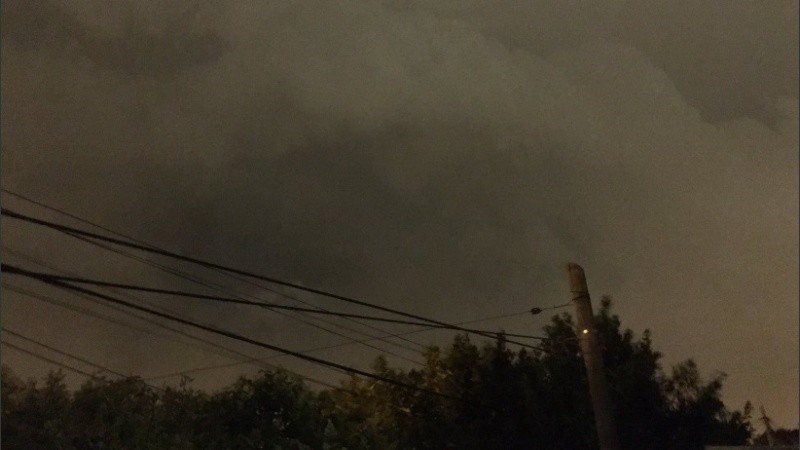 Se vino fuerte la tormenta.