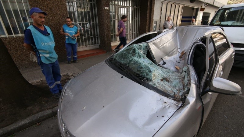 El viento alcanzó hasta 101 kilómetros por hora.