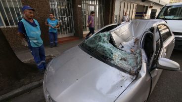 El viento alcanzó hasta 101 kilómetros por hora.