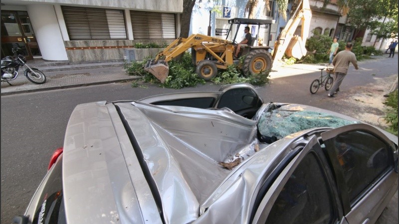 El viento alcanzó hasta 101 kilómetros por hora.