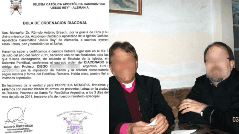 En 2012, Diego L. recibió la llamada Ordenación Diaconal Anglicana.