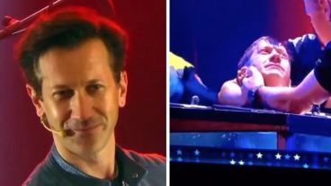 Volta había quedado inconsciente dentro de la pileta.