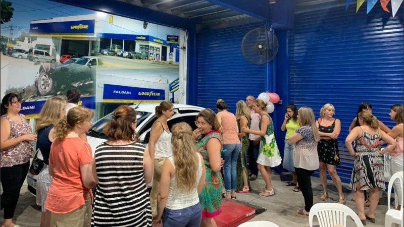 El curso realizado en Faldani Neumáticos. 