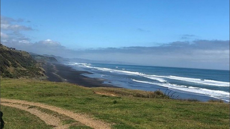 Una de las vistas del paraíso neocelandés de Karl Reipen.