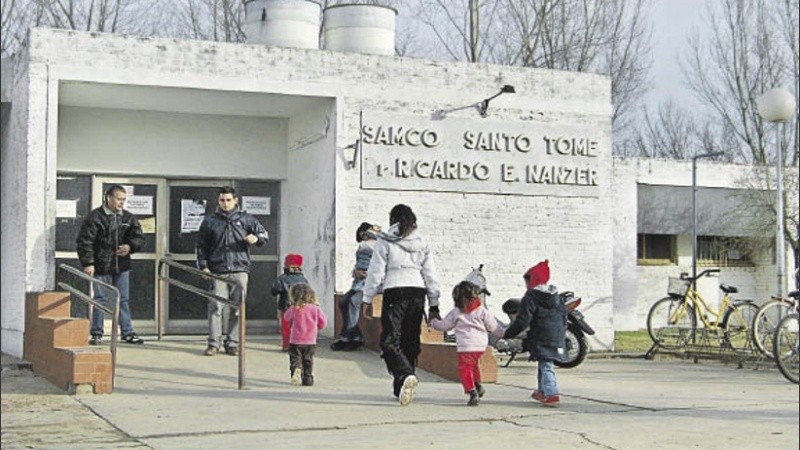 Hernán Baella fue atendido en el Samco de Santo Tomé.