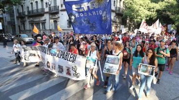La marcha recordó a Pocho Lepratti.