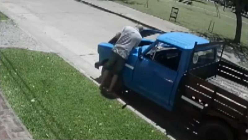 El rastrojero que se quedó sin batería. 