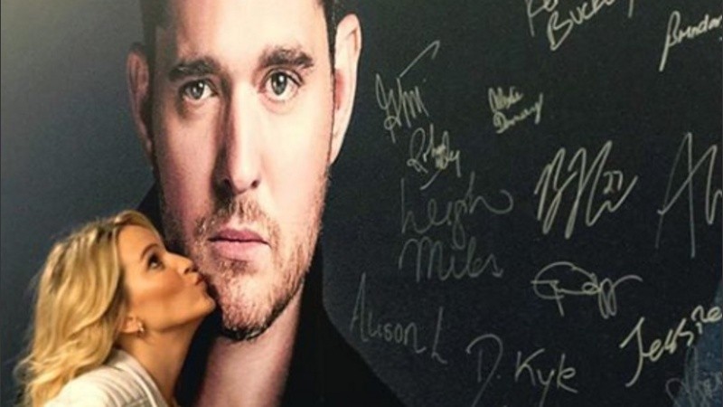 Luisiana se puso celosa de su marido Michel Bubblé 