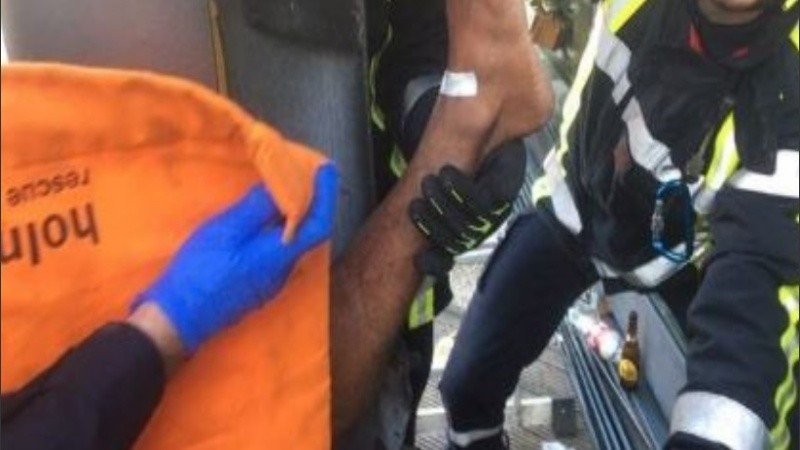 El joven se encuentra en buen estado de salud.