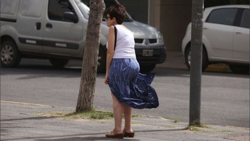 Las ráfagas podrían ser intensas en la región.