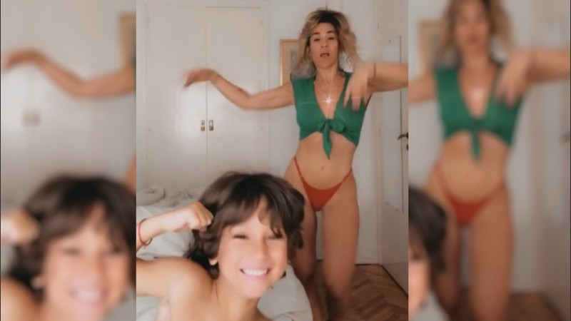 Jimena Barón con un 