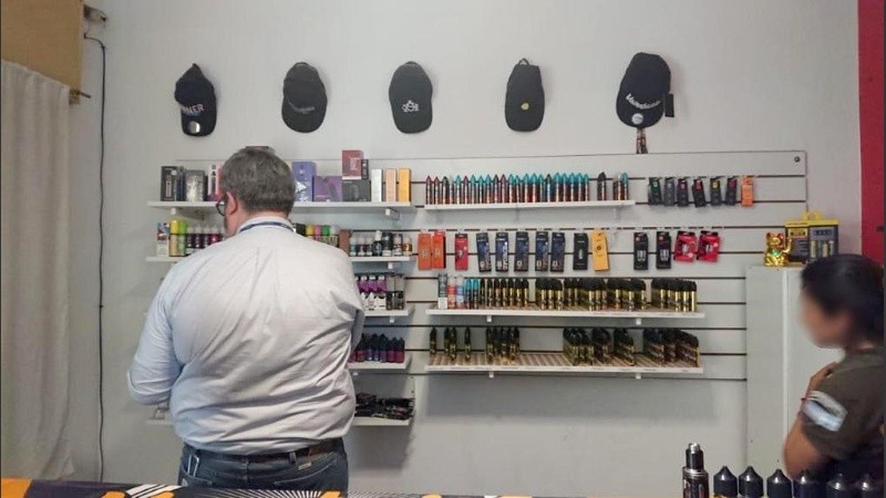 Uno de los procedimientos de Gendarmería Nacional. 