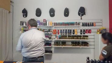 Uno de los procedimientos de Gendarmería Nacional.