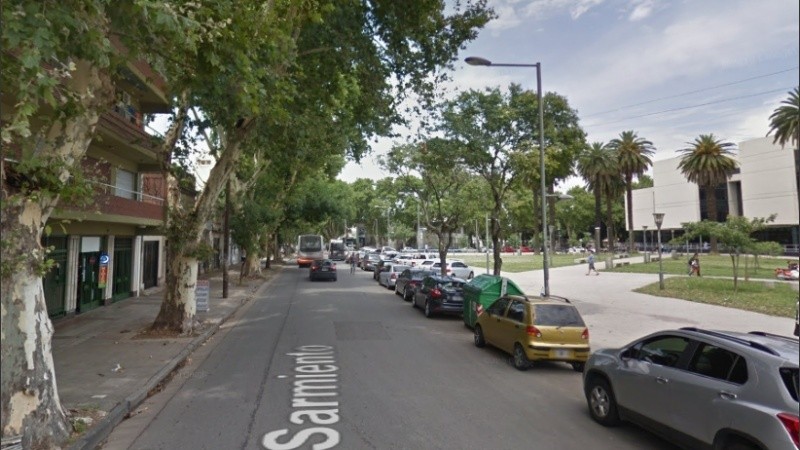 El hecho ocurrió frente al Centro de Justicia Penal de Rosario. 