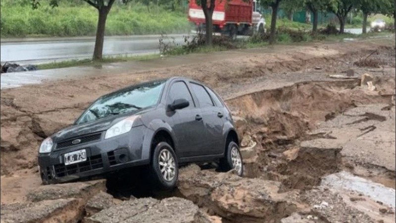 La tormenta dejó al menos 200 evacuados.