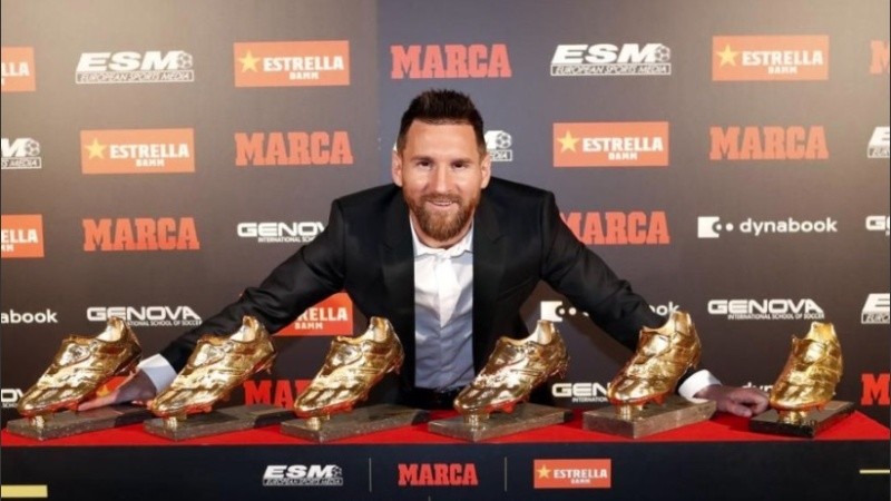 En 2020, Messi va por su cuarta Bota de Oro consecutiva