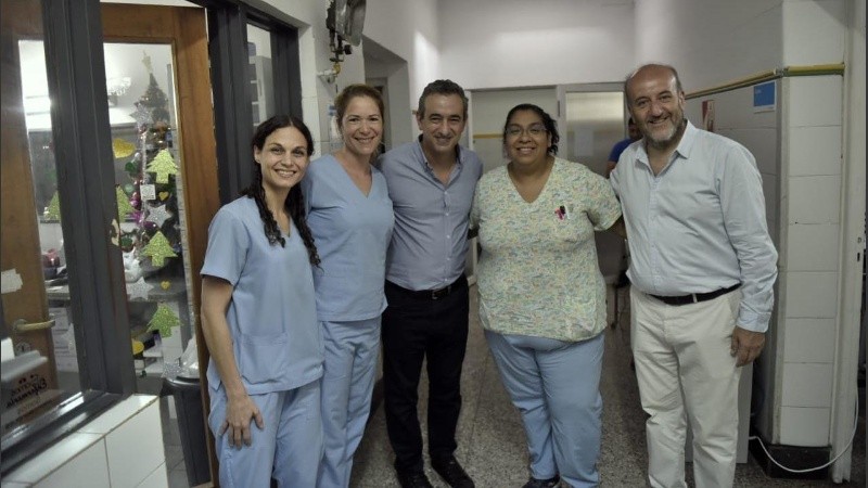 Javkin y Caruana valoraron el trabajo de los equipos de salud pública en Rosario. 
