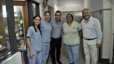 Javkin y Caruana valoraron el trabajo de los equipos de salud pública en Rosario.