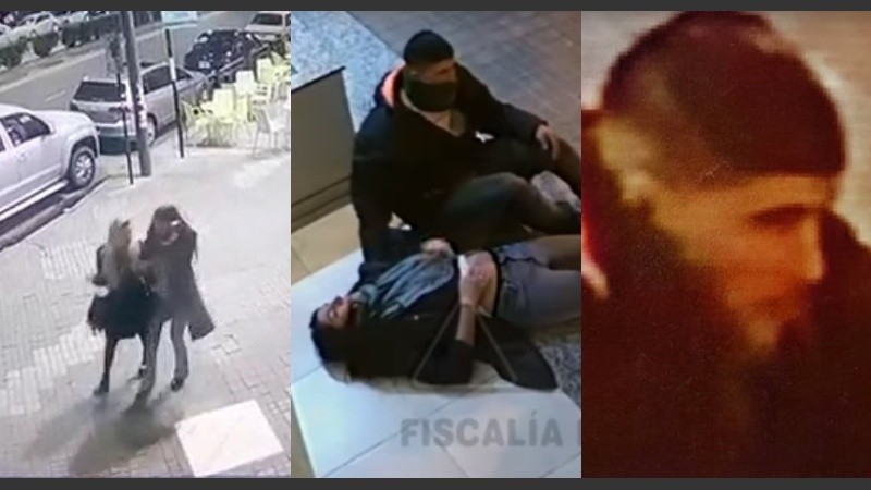 La salida del bar, el ataque en calle Maipú y la cara del agresor.