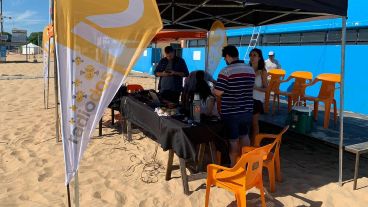 Los preparativos para el primer programa desde La Florida.