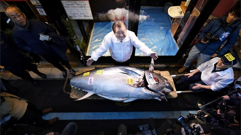 En 2019 Kimura desembolsó 3,1 millones de dólares por un atún 