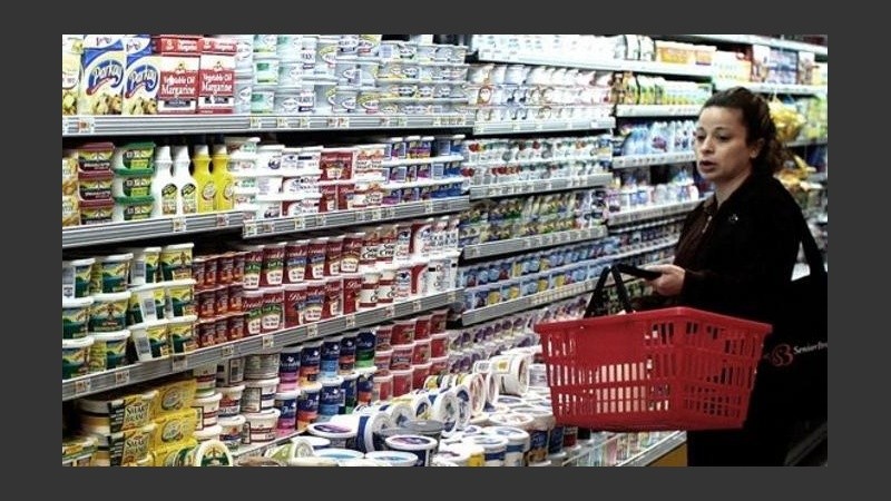Los alimentos lideraron la suba, que igual estuvo más moderada.