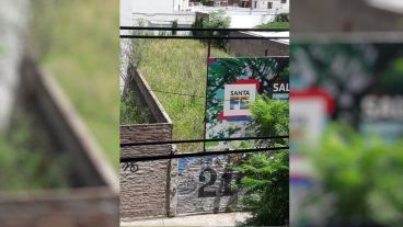 Vecinos denunciaron el estado de abandono del predio de Salta 2141.