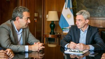 Javkin se reunión con el ministro de Transporte nacional este martes.