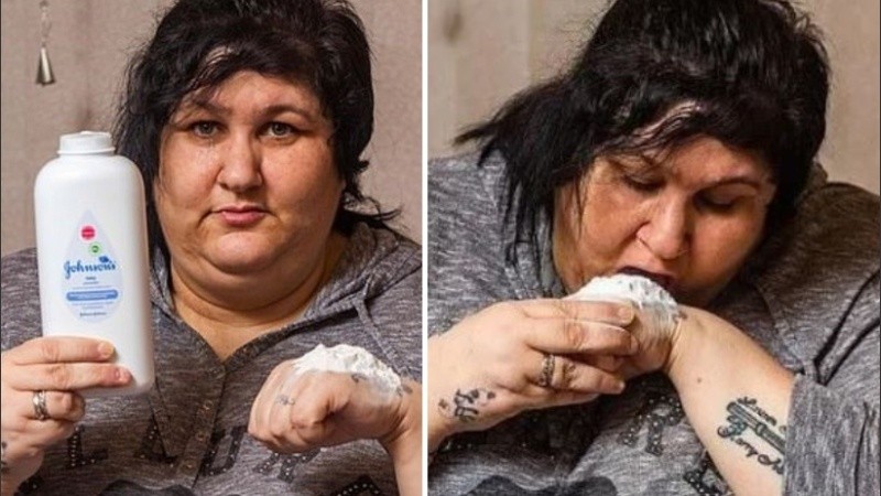 Comer talco y otros productos no comestibles puede conducir a serios problemas de salud.