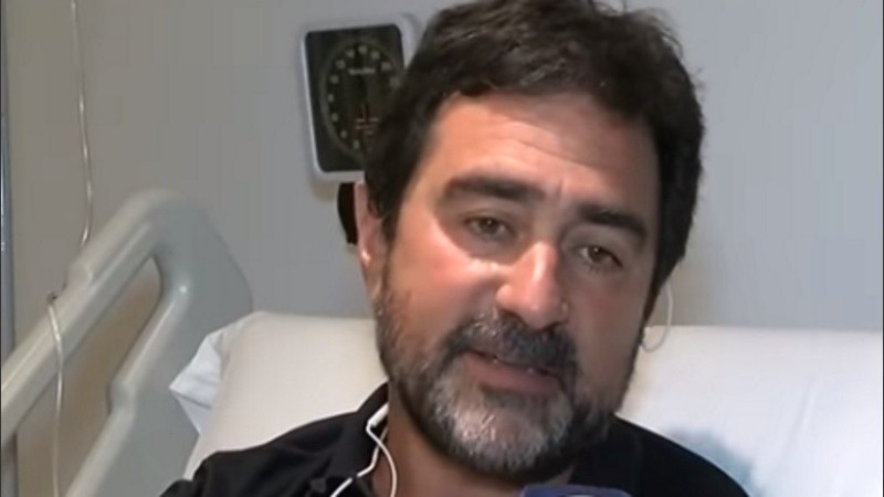Roberto Caferra fue operado otra vez y se recupera muy bien. 